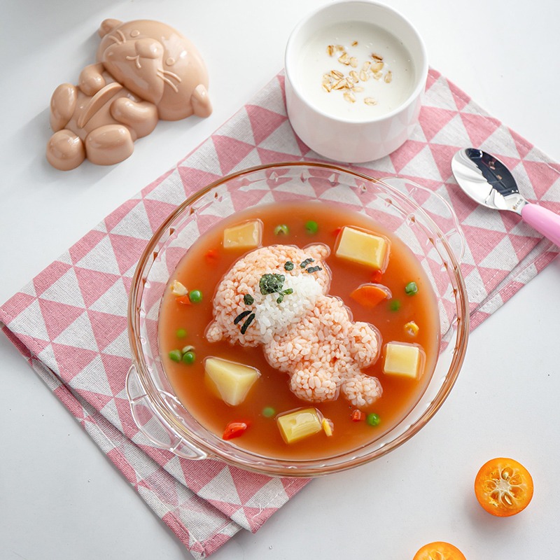 可愛飯團模具家用DIY製作工具模型兒童早餐輔食磨具寶寶喫飯神器-細節圖5