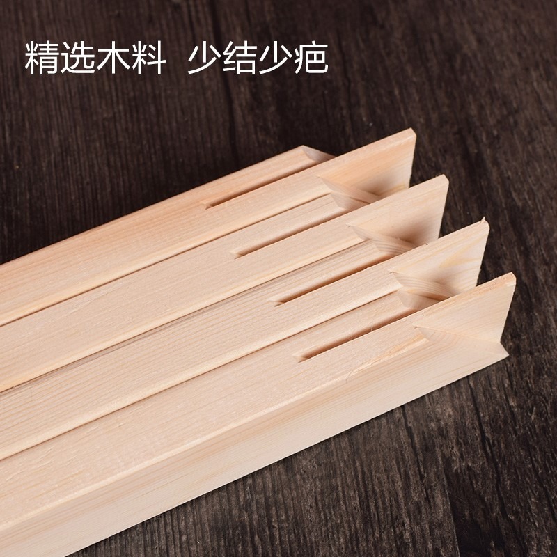 定製 繃絹內框條工筆畫框，各種絲網印實木網框/遊戲框-細節圖3