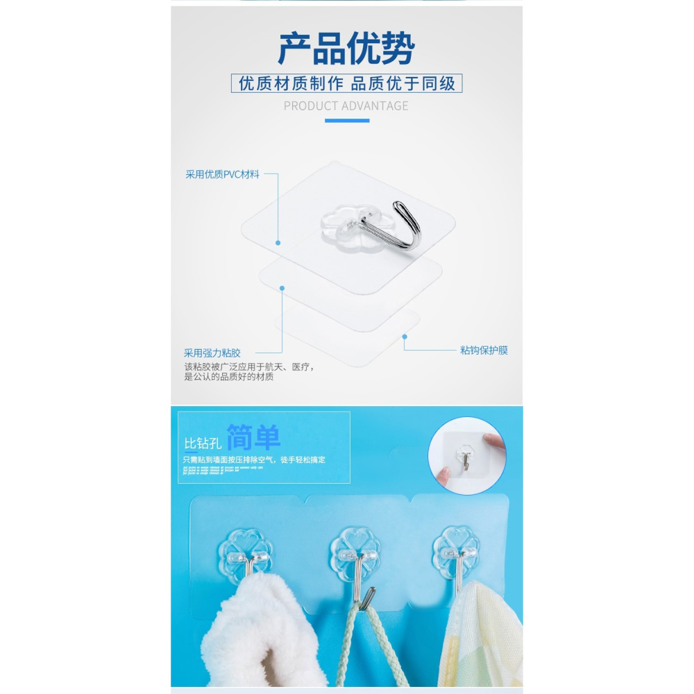 居家創意家居懶人用品實用無痕掛鉤廚房生活日用品宿舍神器小百貨-細節圖9