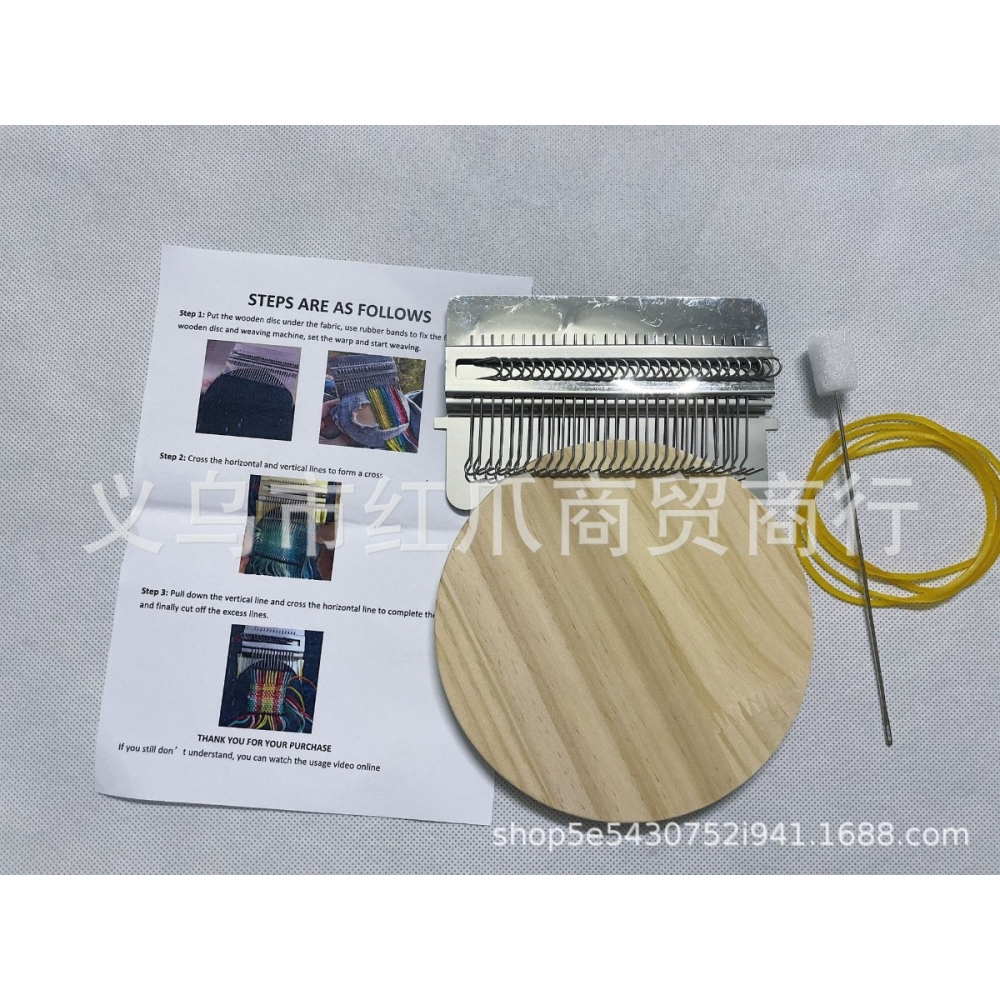 小型織機- 型編織工具金屬紡織工具迷你版織布機9-細節圖5