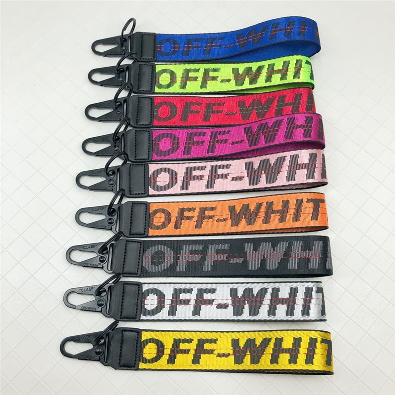 上新鑰匙扣歐美潮牌刺繡帆布掛件箱包相機帶牛仔配-細節圖3