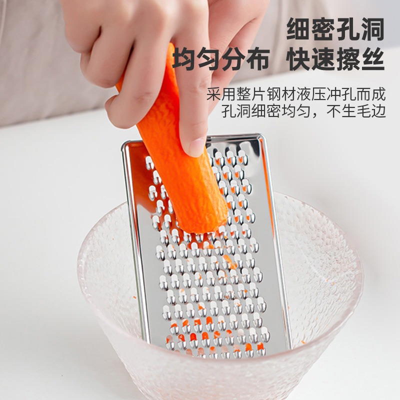 不銹鋼擦絲器多功能手持蘿卜土豆擦絲切絲削絲刨絲器家用廚房神器-細節圖3