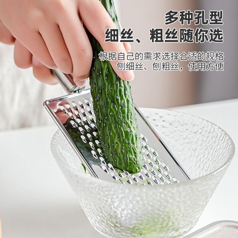 不銹鋼擦絲器多功能手持蘿卜土豆擦絲切絲削絲刨絲器家用廚房神器-細節圖4