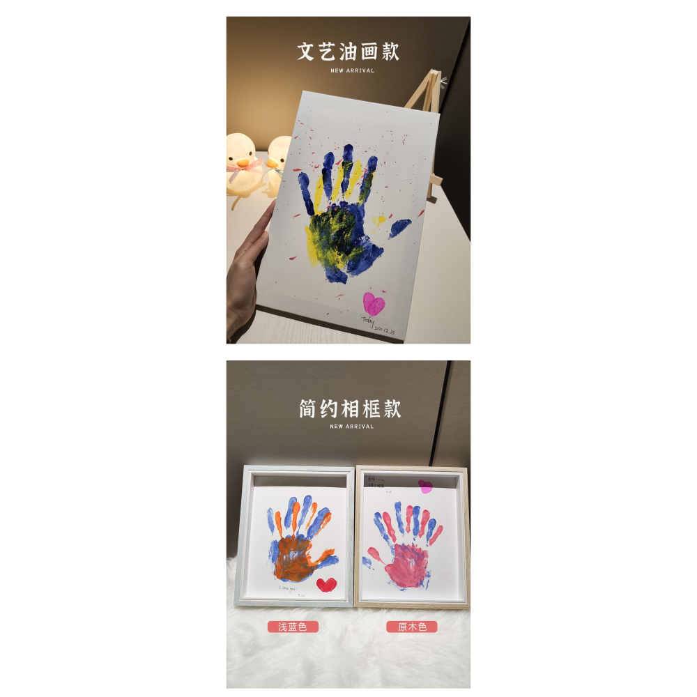 Diy手印禮物|手工製作生日意義週年情侶一對送男朋友有紀念意義的-細節圖10