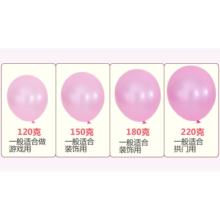 加厚氣球整包兒童多款創意生日結婚婚房裝飾佈置派對生日彩色汽球-細節圖9