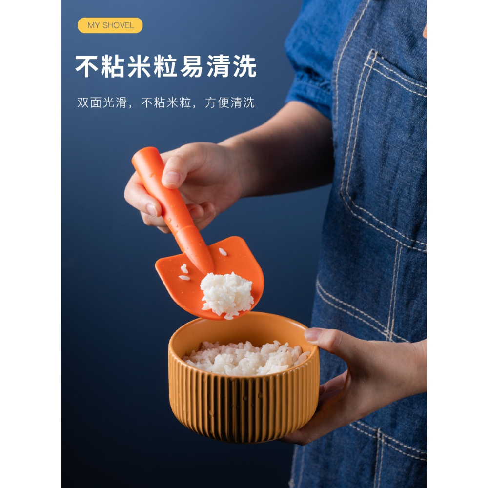 飯勺子不粘米飯盛飯可立式勺子家用電飯煲打飯勺飯鏟子飯瓢站立-細節圖4