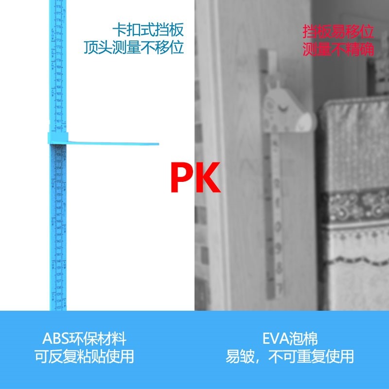 兒童身高墻貼身高測量尺家用臥室寶寶量身高神器高精度2米可記錄-細節圖10