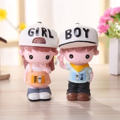 表白送男朋友的禮物 特別 創意浪漫女友閨蜜生日情侶娃娃結婚-細節圖2