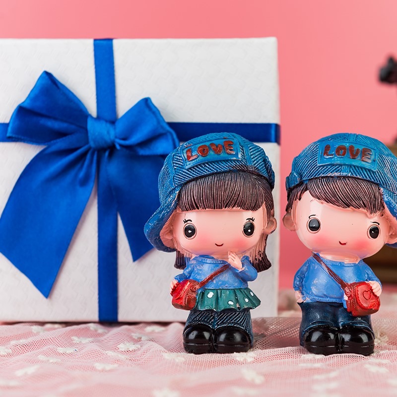 表白送男朋友的禮物 特別 創意浪漫女友閨蜜生日情侶娃娃結婚-細節圖3