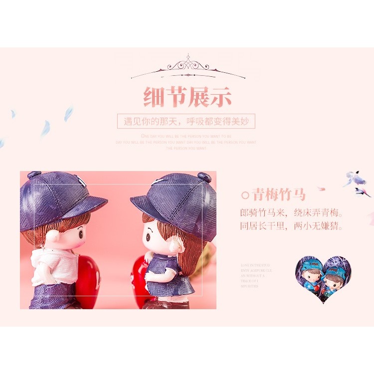 表白送男朋友的禮物 特別 創意浪漫女友閨蜜生日情侶娃娃結婚-細節圖7