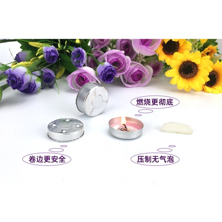 蠟燭浪漫求婚生日表白香薰圓形家用停電加熱煮茶爐保溫壺無煙茶蠟-細節圖10