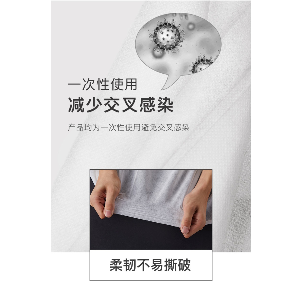 一次性牀單美容院專用加厚按摩旅遊桑拿會所無紡布透氣推拿白色裝-細節圖8
