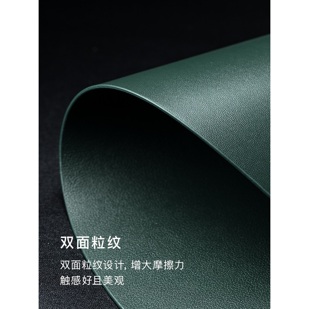 北歐簡約餐桌墊碗墊子隔熱墊防水防油防燙家用耐熱菜墊子杯墊皮革-細節圖4