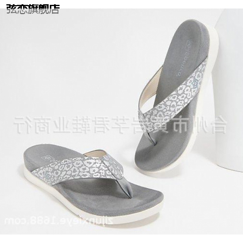立站新款夏季布女式拖鞋休閑輕便人字拖女潮流-細節圖2