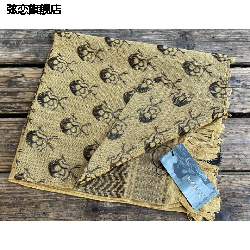 1鷹加厚戶外阿拉伯方巾魔術圍巾特種1自由百變偽裝頭巾披肩-細節圖3