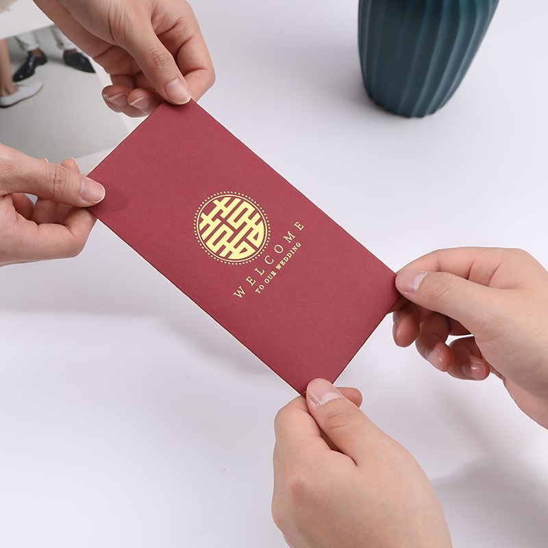 紅包結婚專用喜字萬元紅包封2022新款婚禮迷你堵門袋接親用品大全-細節圖3