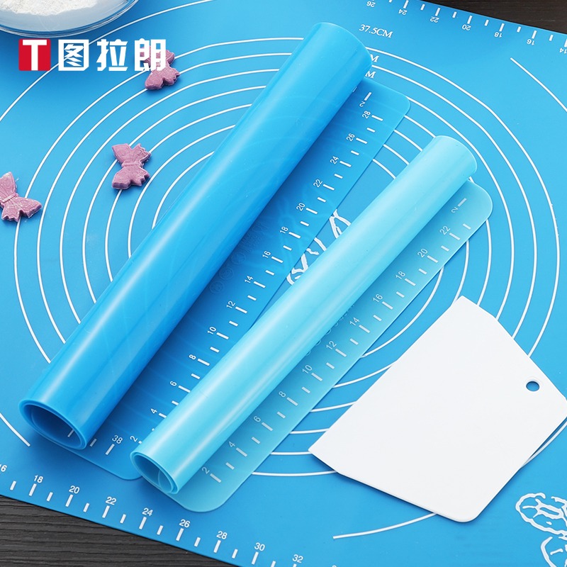 大號硅膠墊揉麪墊和麪板防滑搟面板不沾和麪墊搟面墊烘焙揉麪粉墊-細節圖2