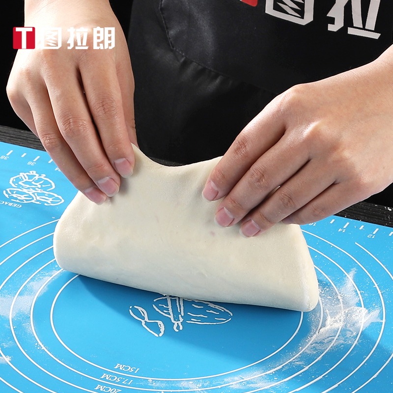 大號硅膠墊揉麪墊和麪板防滑搟面板不沾和麪墊搟面墊烘焙揉麪粉墊-細節圖3