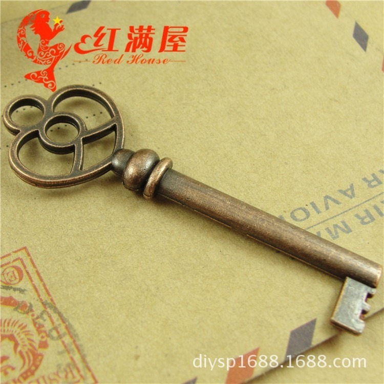 1026 可選5克 復古鑰匙配件 韓國飾品 飾品配件 40個/包9-細節圖4