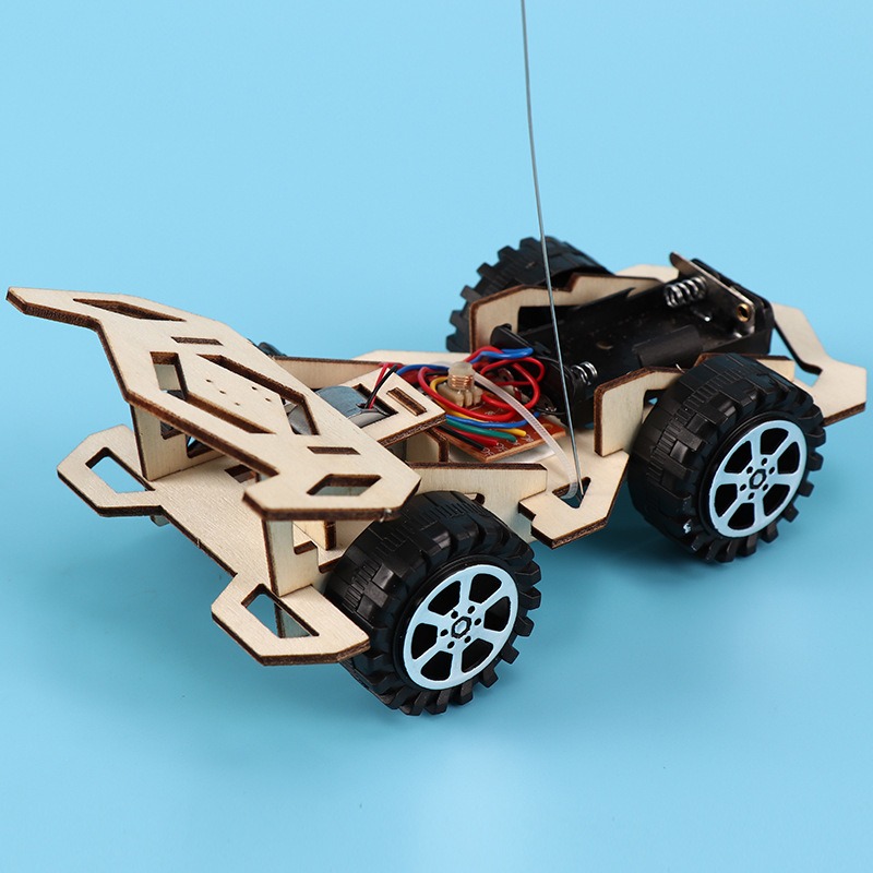 中小學生物理電路材料科技小製作創新發明男孩手工拼裝遙控車作品-細節圖4