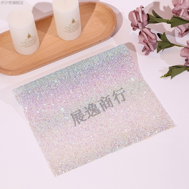 新款炫彩彩鉆樹脂鉆工藝貼片24*40服裝裝飾配件直供9-細節圖3