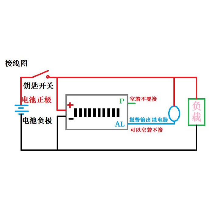 FSCB100菱形蓄電池電量表叉車AGV遊覽洗地機掃地配件通用精準顯示-細節圖3