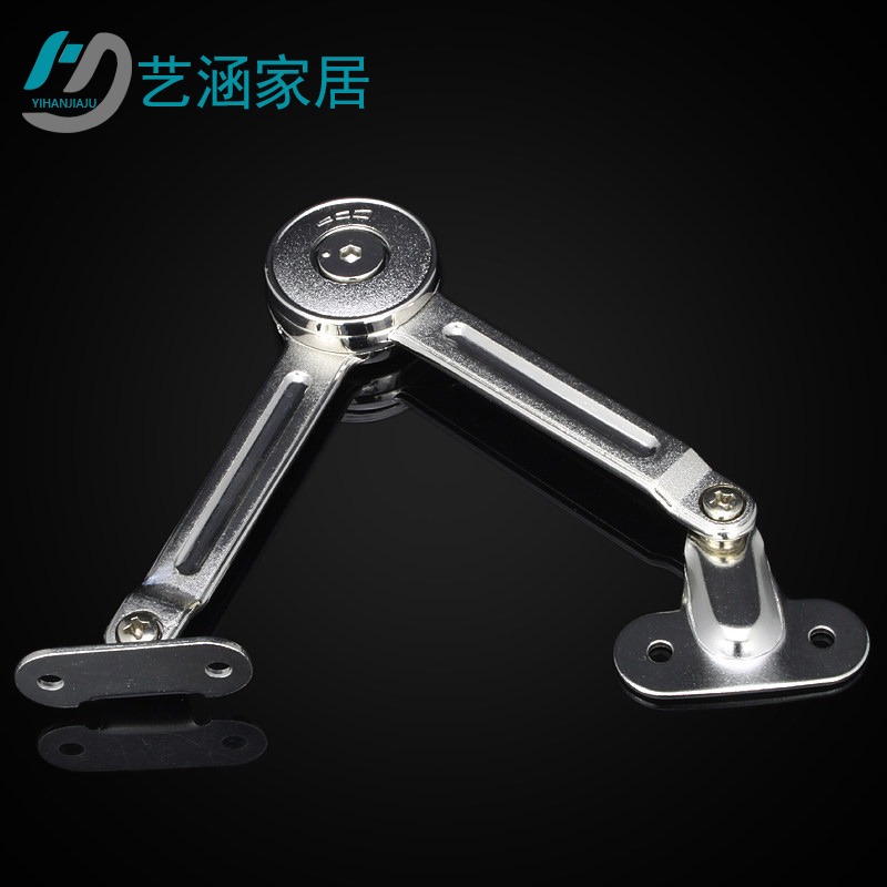 櫥櫃隨意停支撐桿彈簧折疊任意停上翻門櫃門液壓桿S型氣壓撐配件-細節圖2