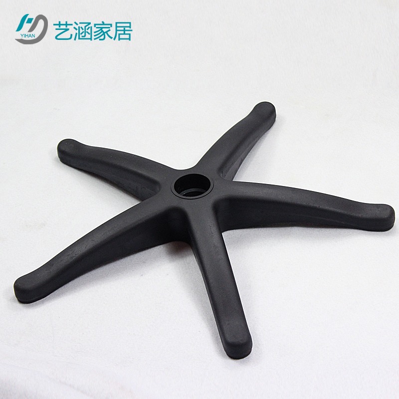 椅子尼龍腳五星腳配件加厚轉椅腳電腦椅辦公椅腳輪底座底盤升降桿-細節圖2