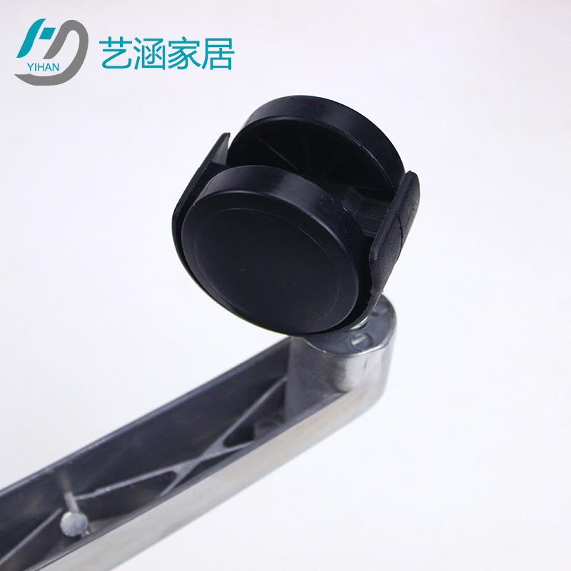 辦公椅配件轉椅五星腳鋁合金底盤小口腳加厚拉伸腳轉椅電腦椅底座-細節圖5