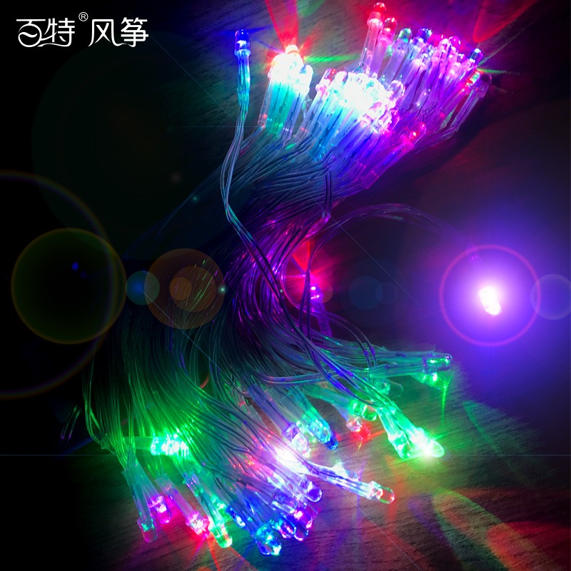 風箏線燈led夜光燈 配件24頭 36頭 72頭串燈 風箏線燈成人發光-細節圖2