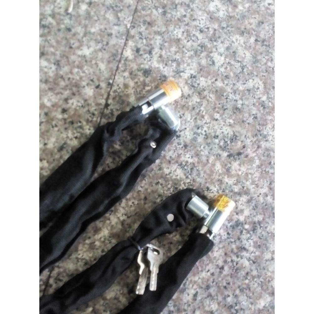 自行車鏈子鎖三輪車單車山地自行車鏈條鎖原子鎖鎖具裝備配件-細節圖4