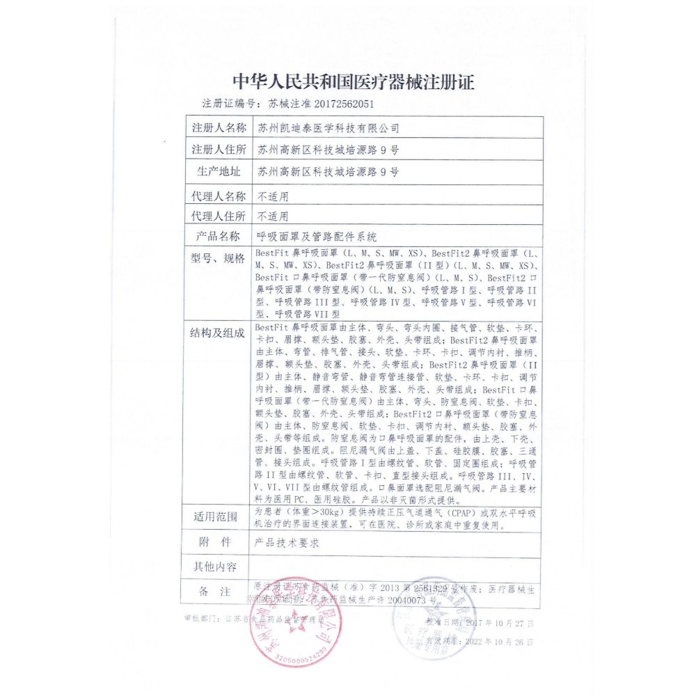 凱迪泰呼吸機bestfit 2頭帶 瑞思邁偉康鼻罩面罩通用 卡扣配件JK-細節圖3