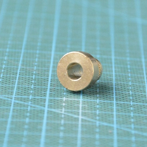 3D打印機DIY配件 銅質送絲輪 1.75MM打印絲適用直 內徑5MM-細節圖3