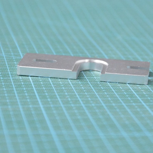 3D打印機配件Reprap Kossel E3DV5/V6熱端長方形固定鋁板噴砂氧化-細節圖3