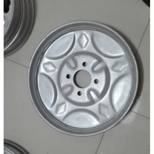 電動三輪車後鋼圈鋼輪後輪輪轂275-14/2.75-14鋼圈輪轂後輪配件-細節圖2