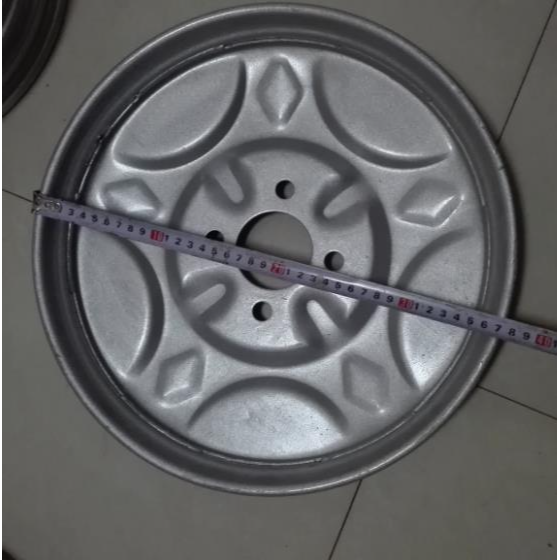 電動三輪車後鋼圈鋼輪後輪輪轂275-14/2.75-14鋼圈輪轂後輪配件-細節圖4