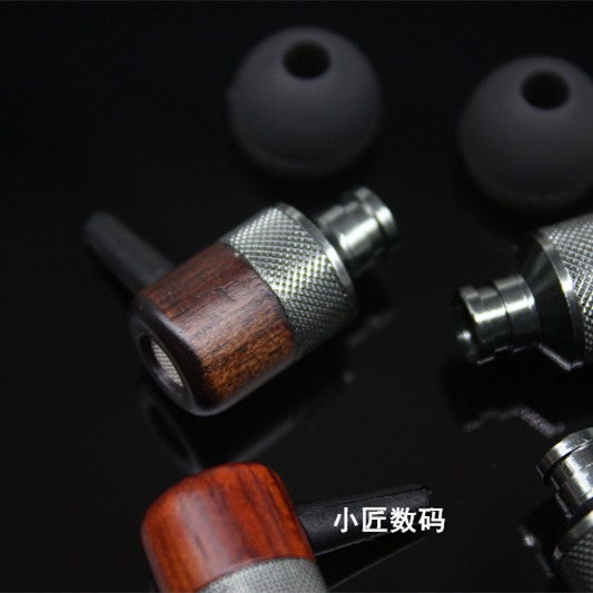 9.2mm木質耳殼 diy耳機外殼 黑檀木花梨木 箱子味重低音 耳機配件-細節圖4