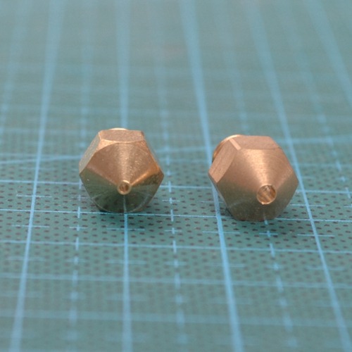 究其科技 3D打印機DIY配件 MK10大口徑噴嘴 黃銅噴嘴-細節圖2