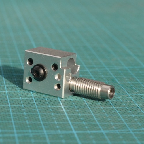 究其科技 3D打印機配件 集成熱端套件 加熱器座 一體式噴嘴加熱塊-細節圖2