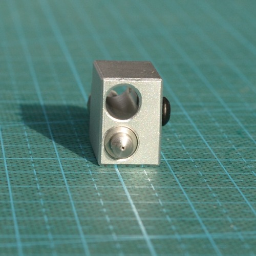 究其科技 3D打印機配件 集成熱端套件 加熱器座 一體式噴嘴加熱塊-細節圖3