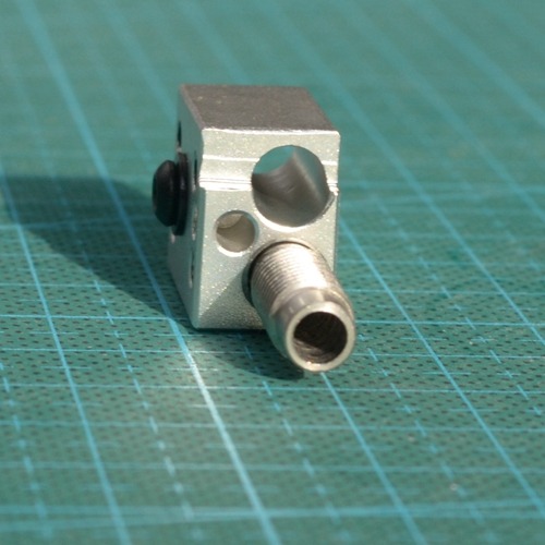 究其科技 3D打印機配件 集成熱端套件 加熱器座 一體式噴嘴加熱塊-細節圖4