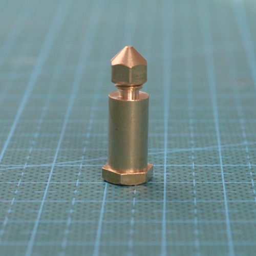 究其科技 3D打印機DIY配件 0.4mm噴嘴+喉管套件 黃銅 NZ40L-細節圖2