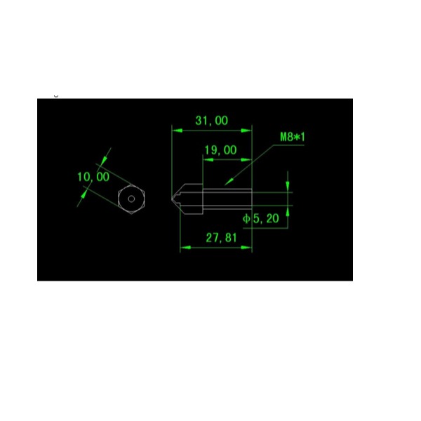 究其科技 3D打印機DIY配件 J-IN噴嘴 0.4mm-細節圖5
