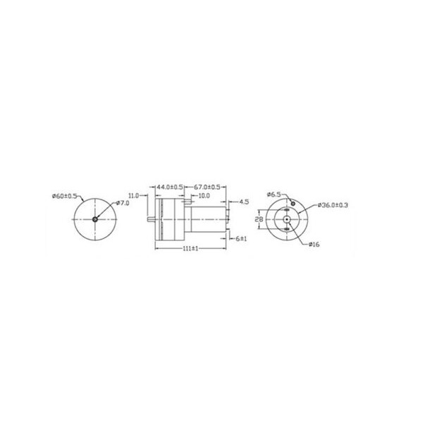 究其科技 3D打印機DIY配件 桌面PNP機隔膜泵 12V/24V-細節圖4