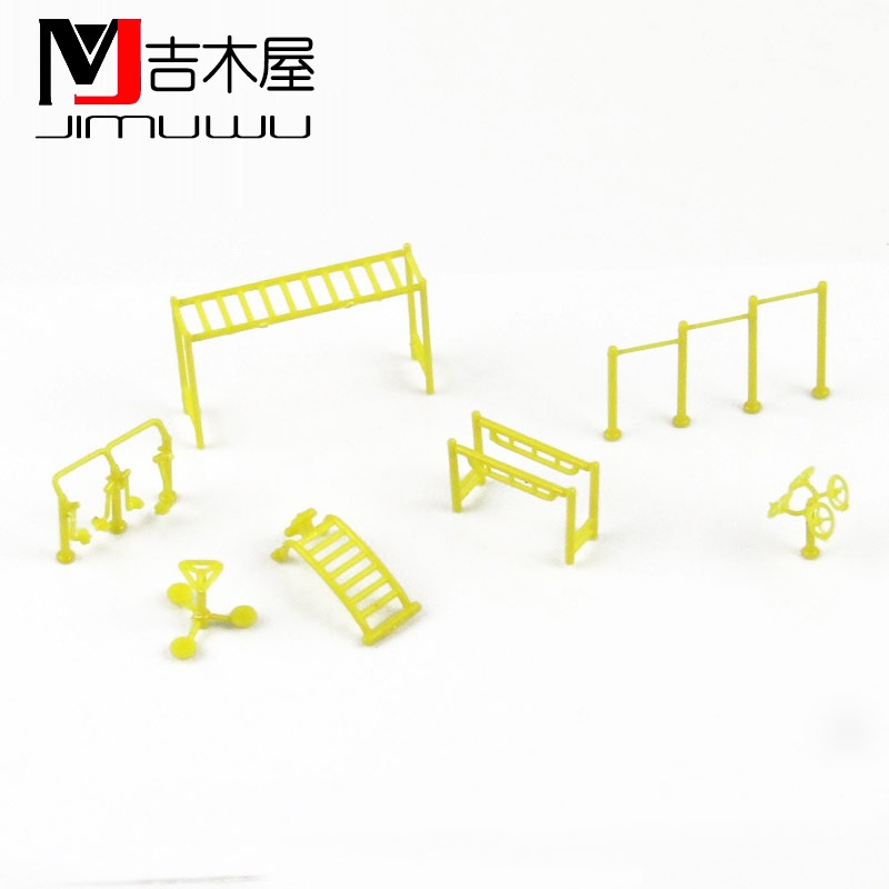 DIY手工建築沙盤模型材料公園園林景觀配件設施運動健身器材設備-細節圖2