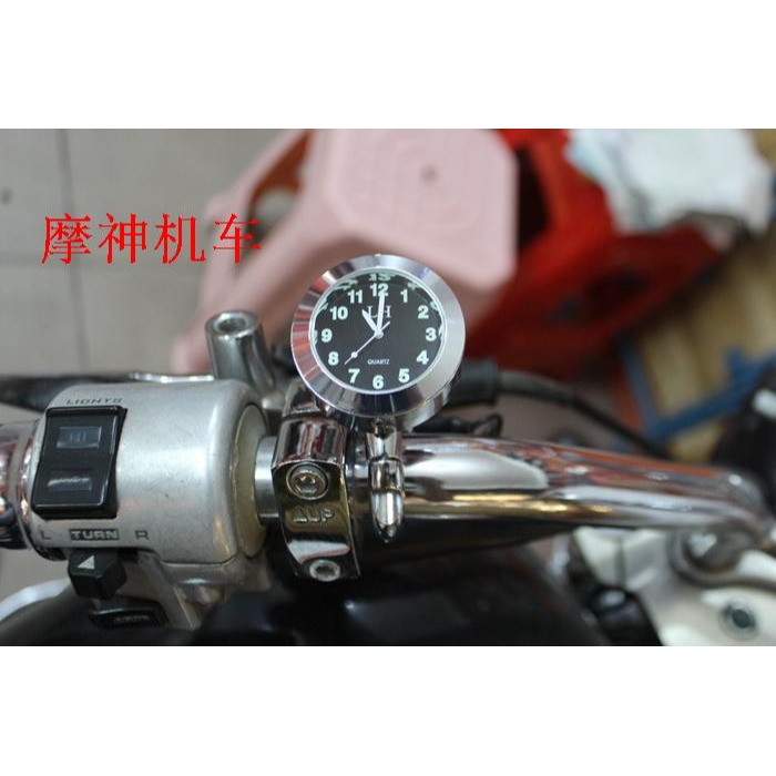 摩托車改裝配件巡航太子車復古車改裝通用型車載時鐘表-細節圖2