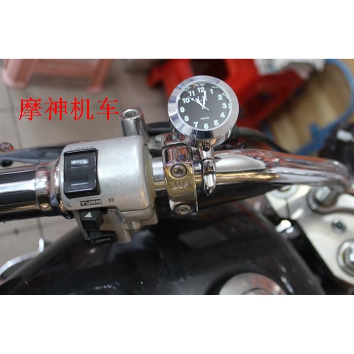 摩托車改裝配件巡航太子車復古車改裝通用型車載時鐘表-細節圖3