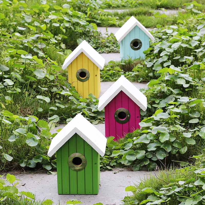 英式cotsworld繽紛假日鳥屋花園別墅幼兒園藝裝飾經久耐用不銹鋼-細節圖2