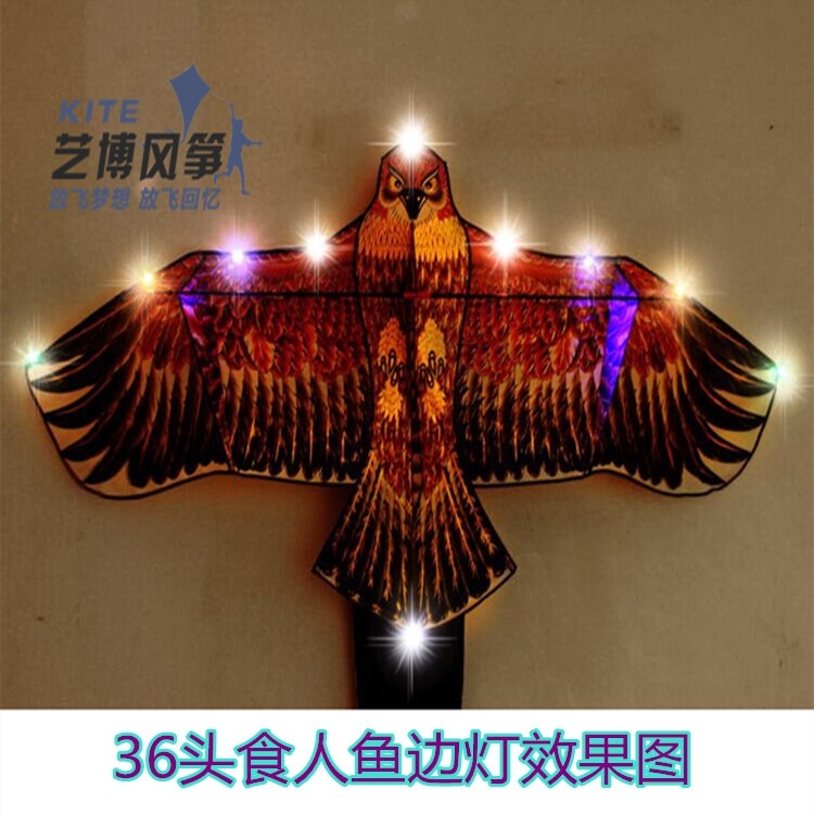LED風箏燈 夜光風箏配件 風箏線燈邊燈 食人魚燈特價包郵-細節圖2