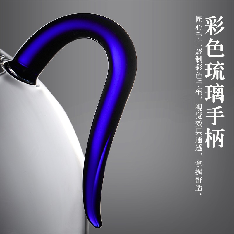 唐豐家用玻璃公道杯耐熱側把功夫茶海透明分茶器創意貪心杯裝茶器-細節圖4